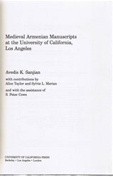 Medieval Armenian Manuscripts at UCLA