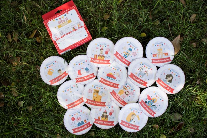 Armenian Holiday Stickers for Toddlers and Infants
