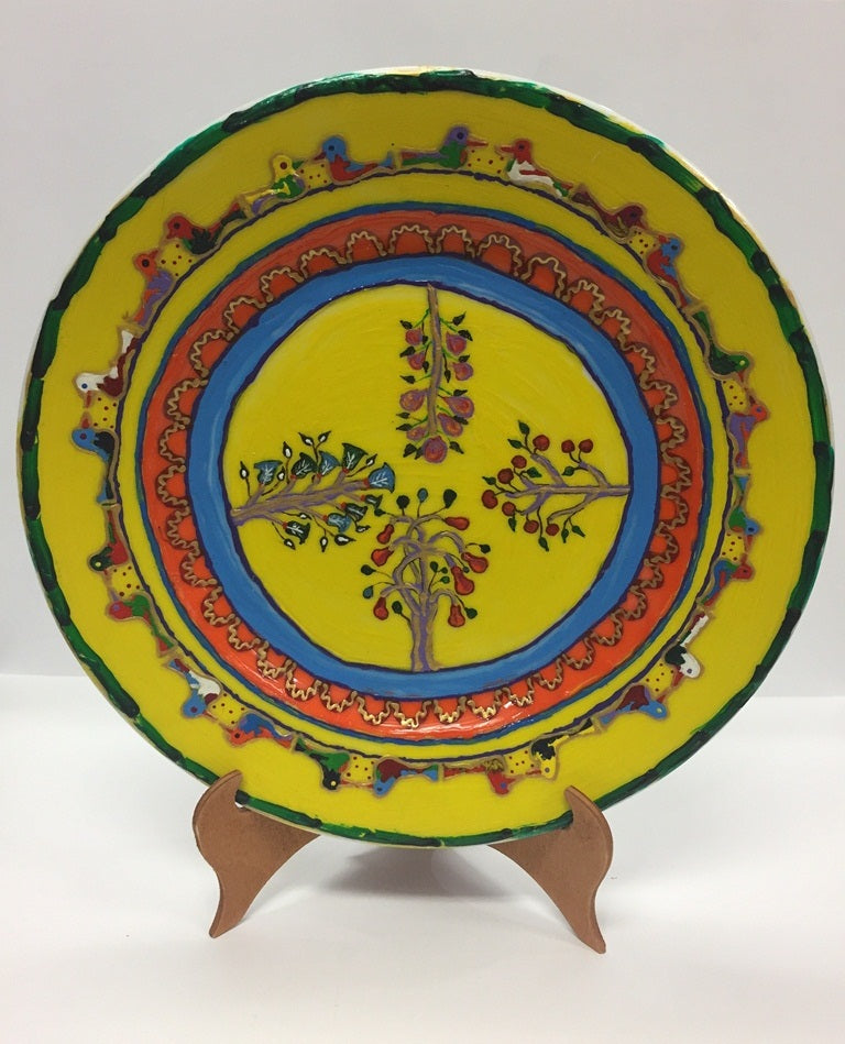 Round Ceramic Plate #1