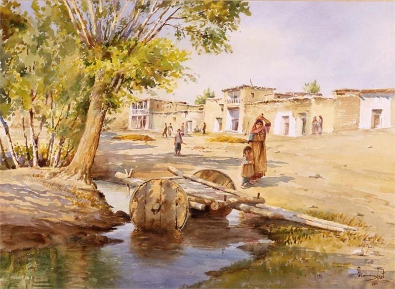 Armenian Village, Peria, Iran (Poster)