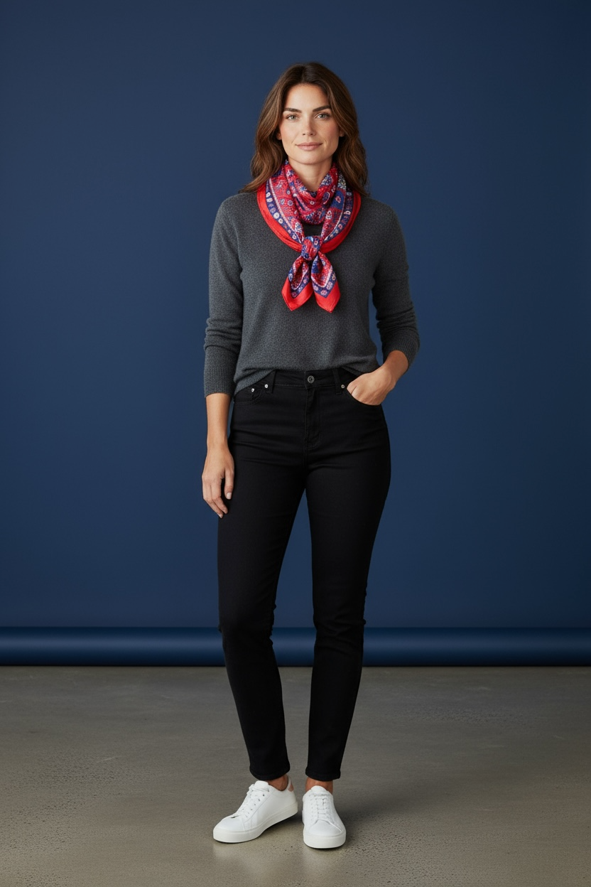 Armenian Alphabet #4 Silk Square scarf