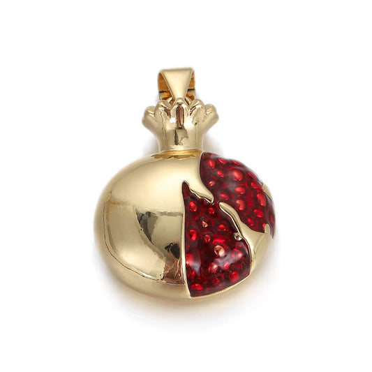 Pomegranate Necklace with Red Gemstones #1