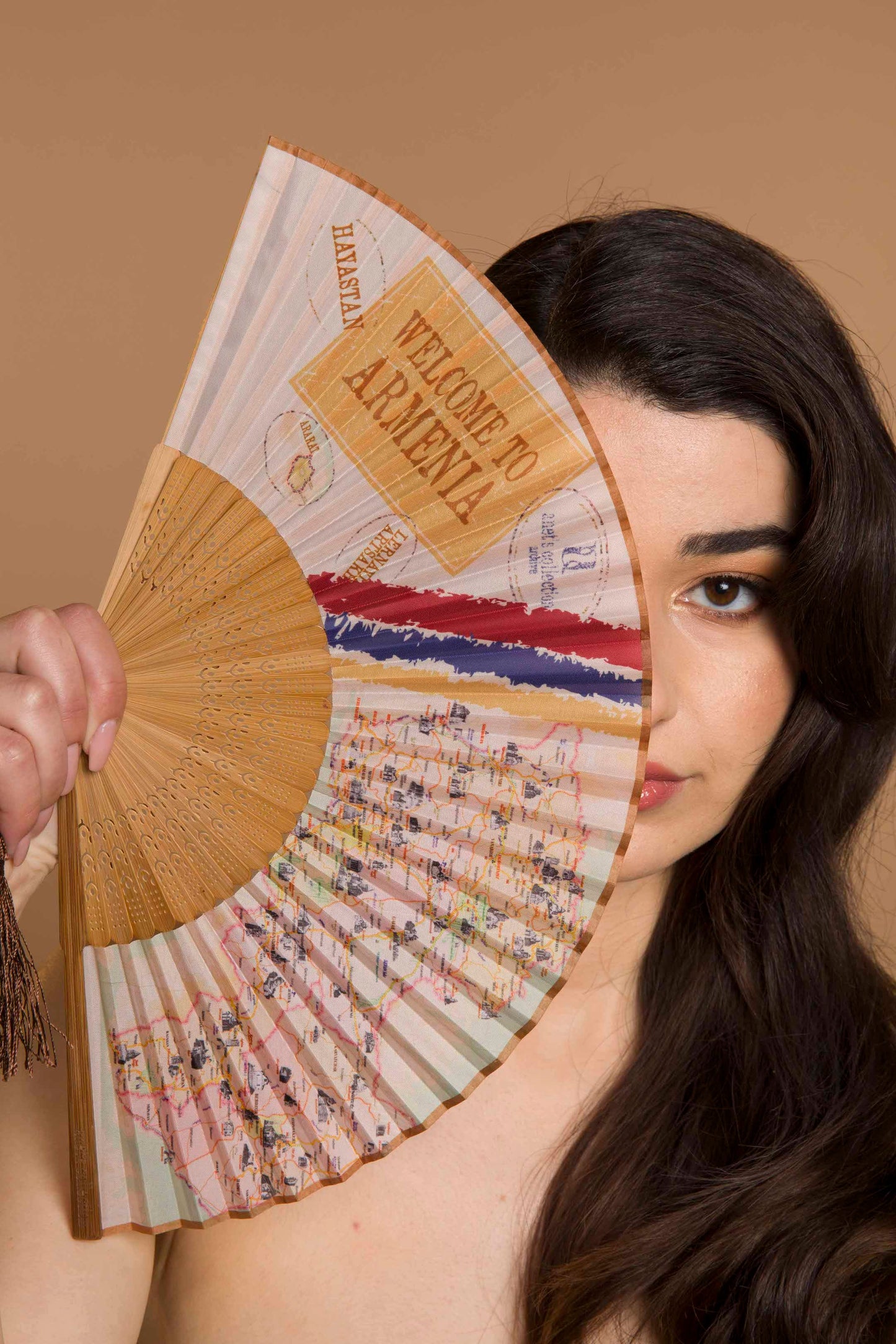 Journey to Armenia Hand Fan